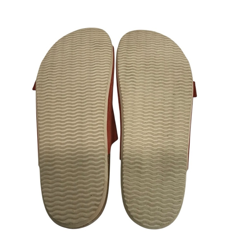 Yokono Sandals Womens Size 9 Orange Skip On Buckle Leather - Picture 4 of 6